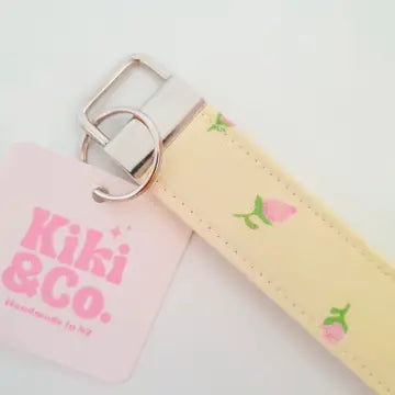 Kiki & Co Keychain - Wristlet Rose Bud
