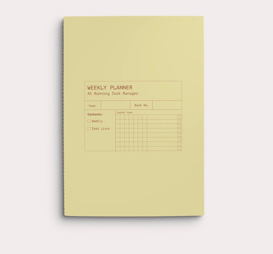 Running List Weekly Planner