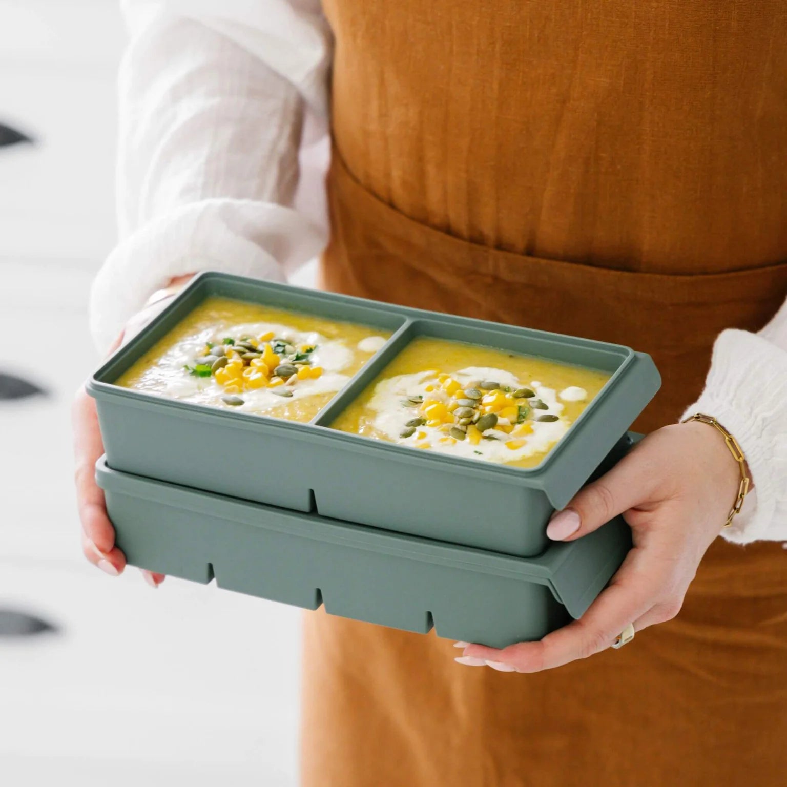 Seed & Sprout 2 Portion Silicone Freezer Tray | 500ml