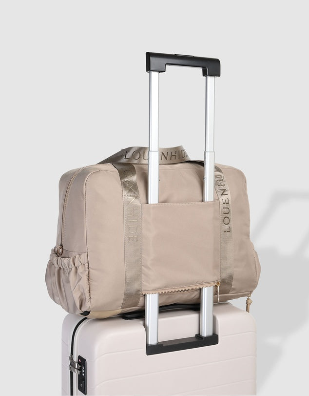 Jenn Nylon Travel Bag - Beige