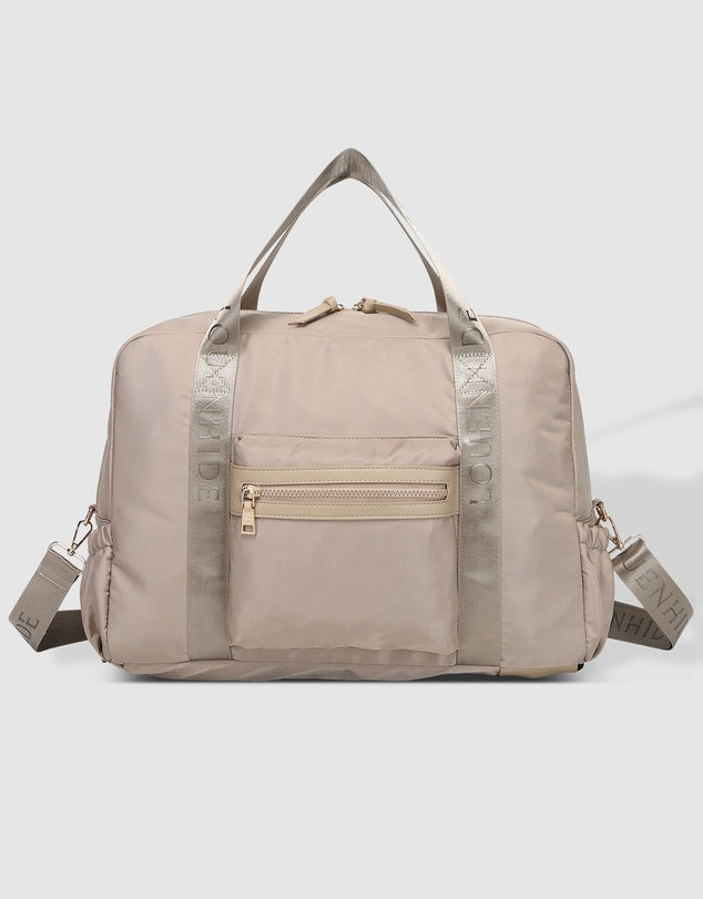 Jenn Nylon Travel Bag - Beige