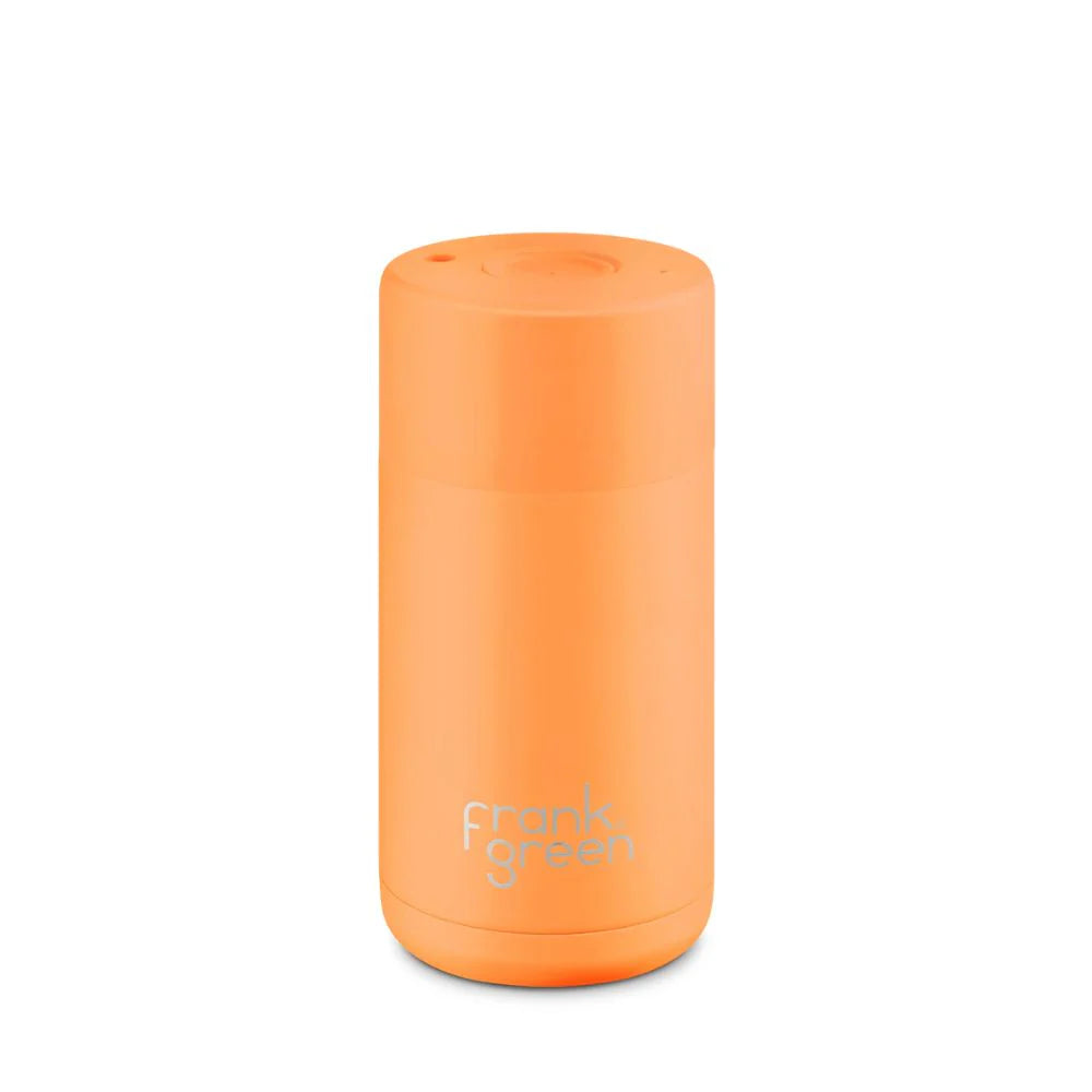 Reusable Cup 12oz - Neon Orange