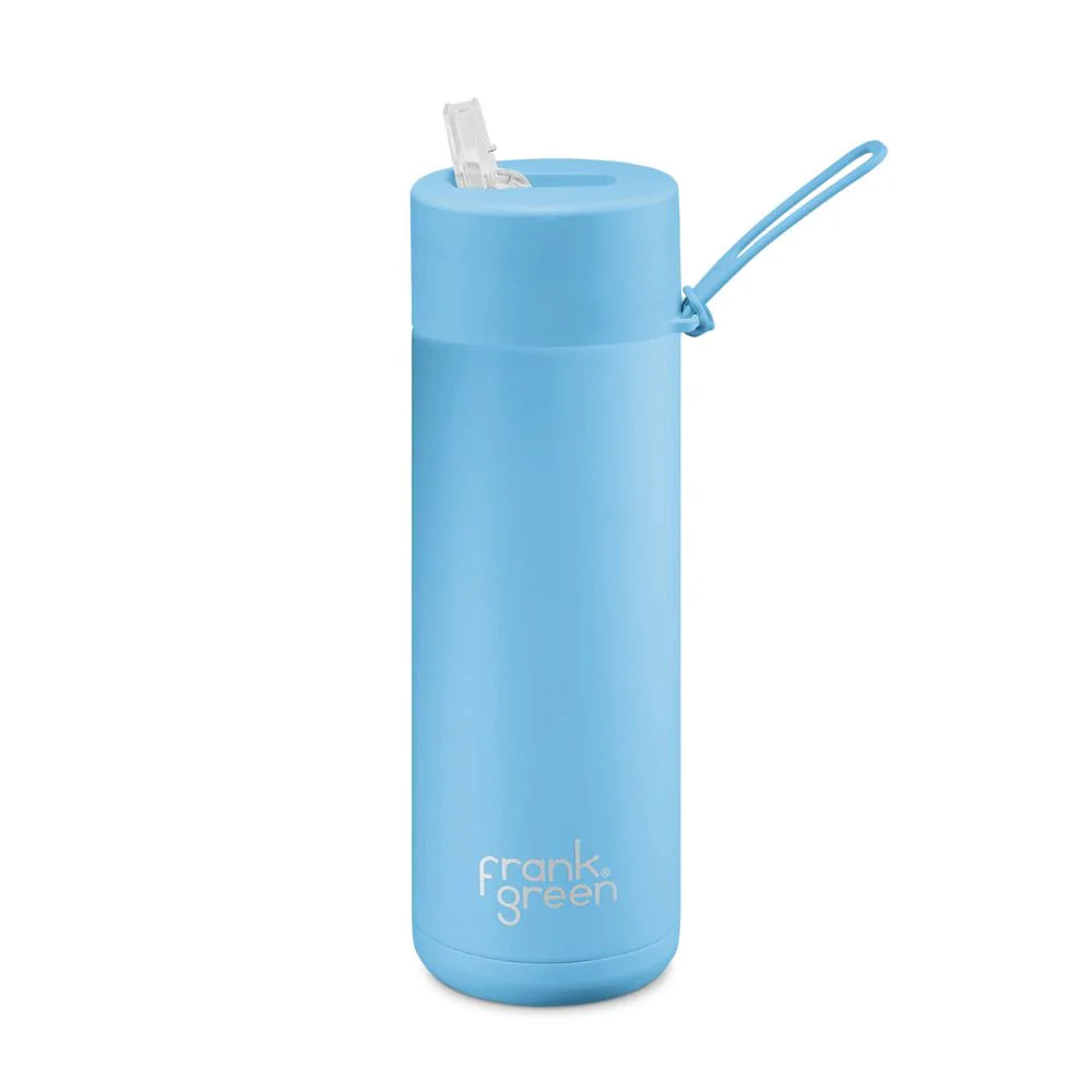 Ceramic Reusable Drink Bottle 20oz  - sky blue