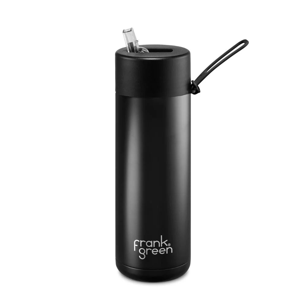 Ceramic Reusable Drink Bottle 20oz - midnight