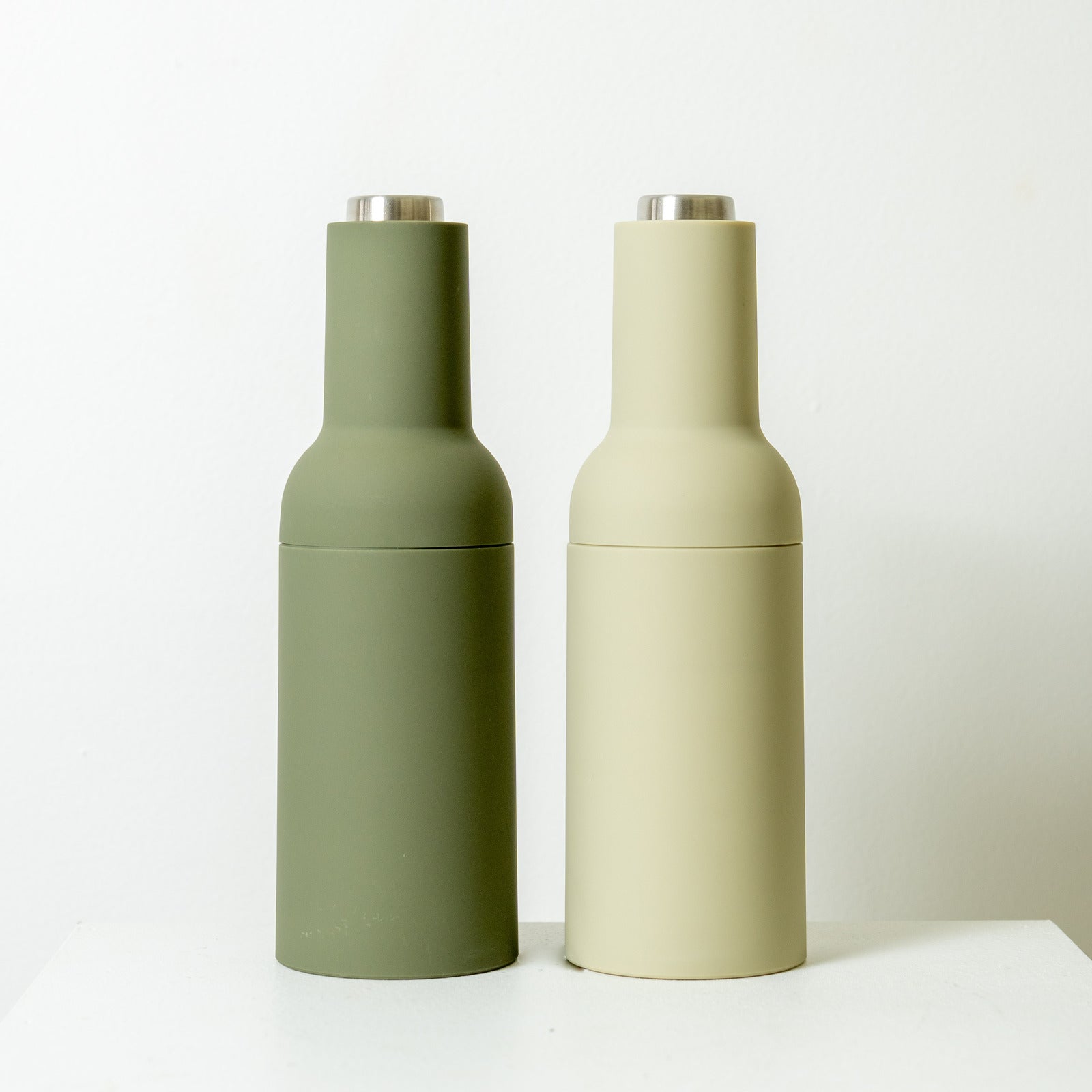 Automatic Salt & Pepper Grinder Set - Sage Green/Olive