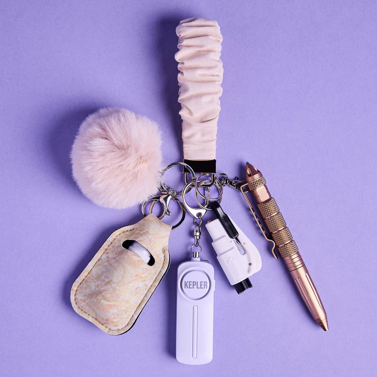 Sandy Glow I Her Safety Keychain