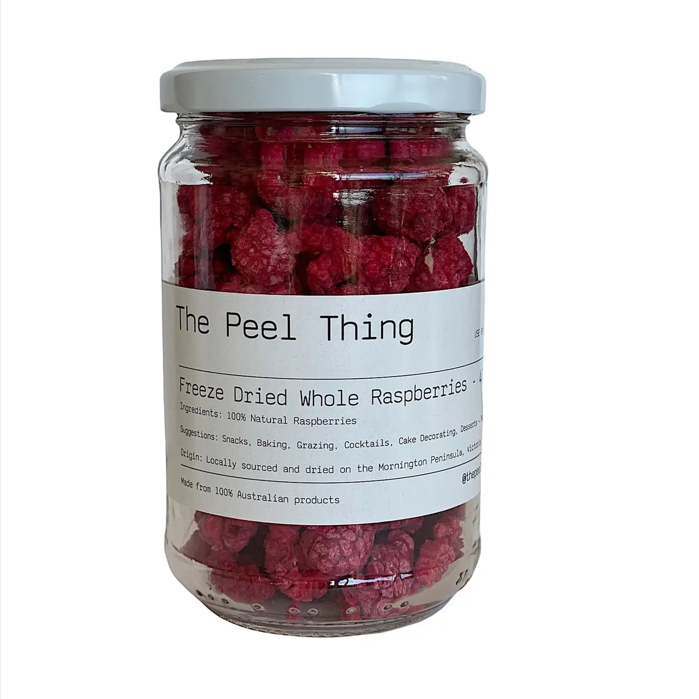 Freeze Dried Whole Raspberries 40g