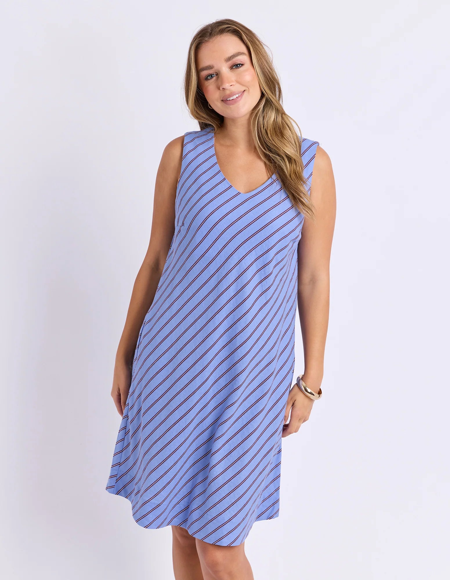 Foxwood Alba Dress Cornflower Blue