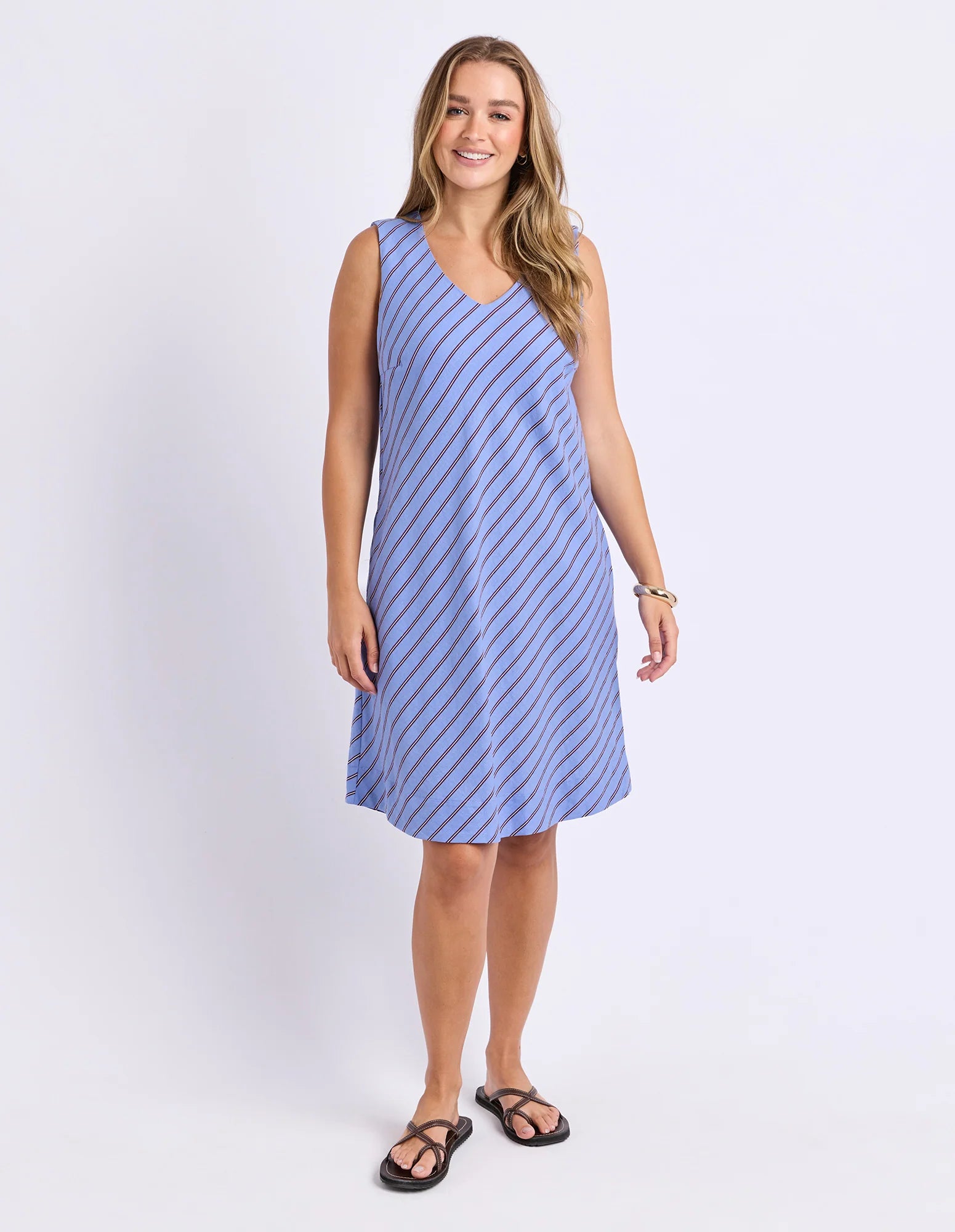 Foxwood Alba Dress Cornflower Blue