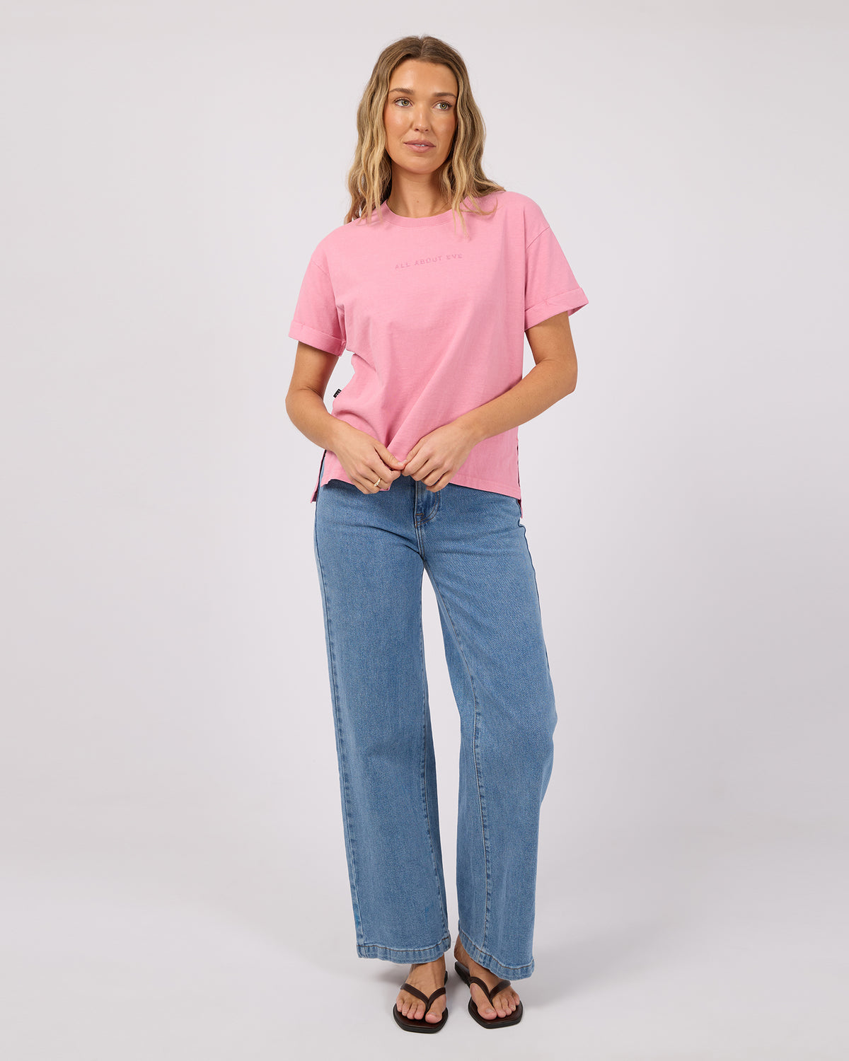 AAE WASHED TEE ORCHID