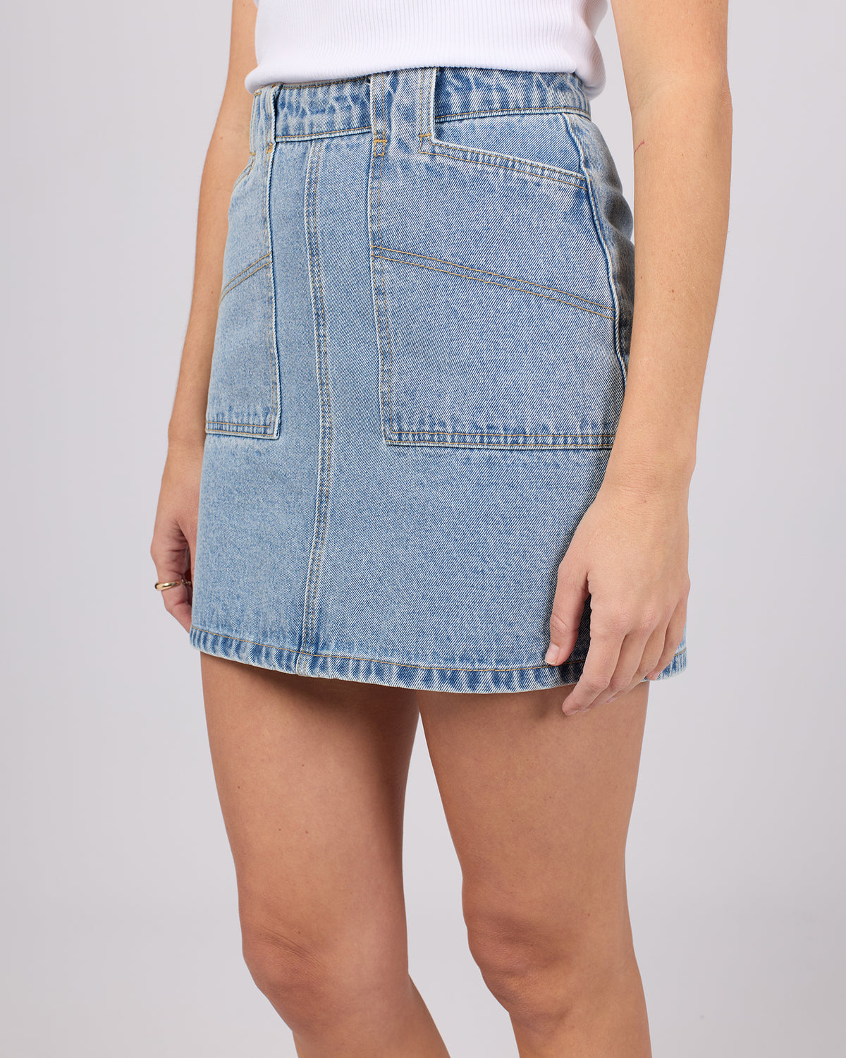 BECCA SKIRT LIGHT BLUE