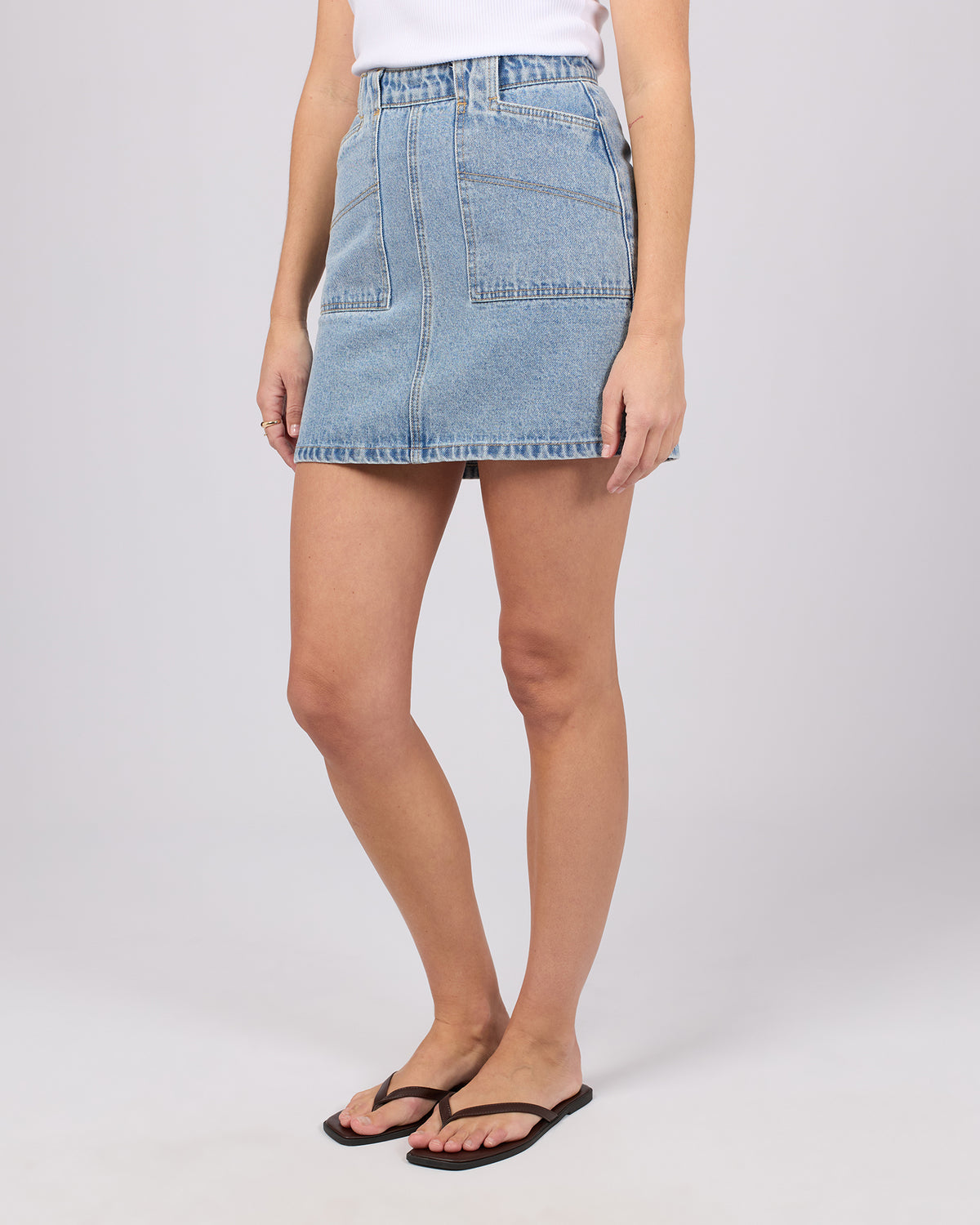BECCA SKIRT LIGHT BLUE