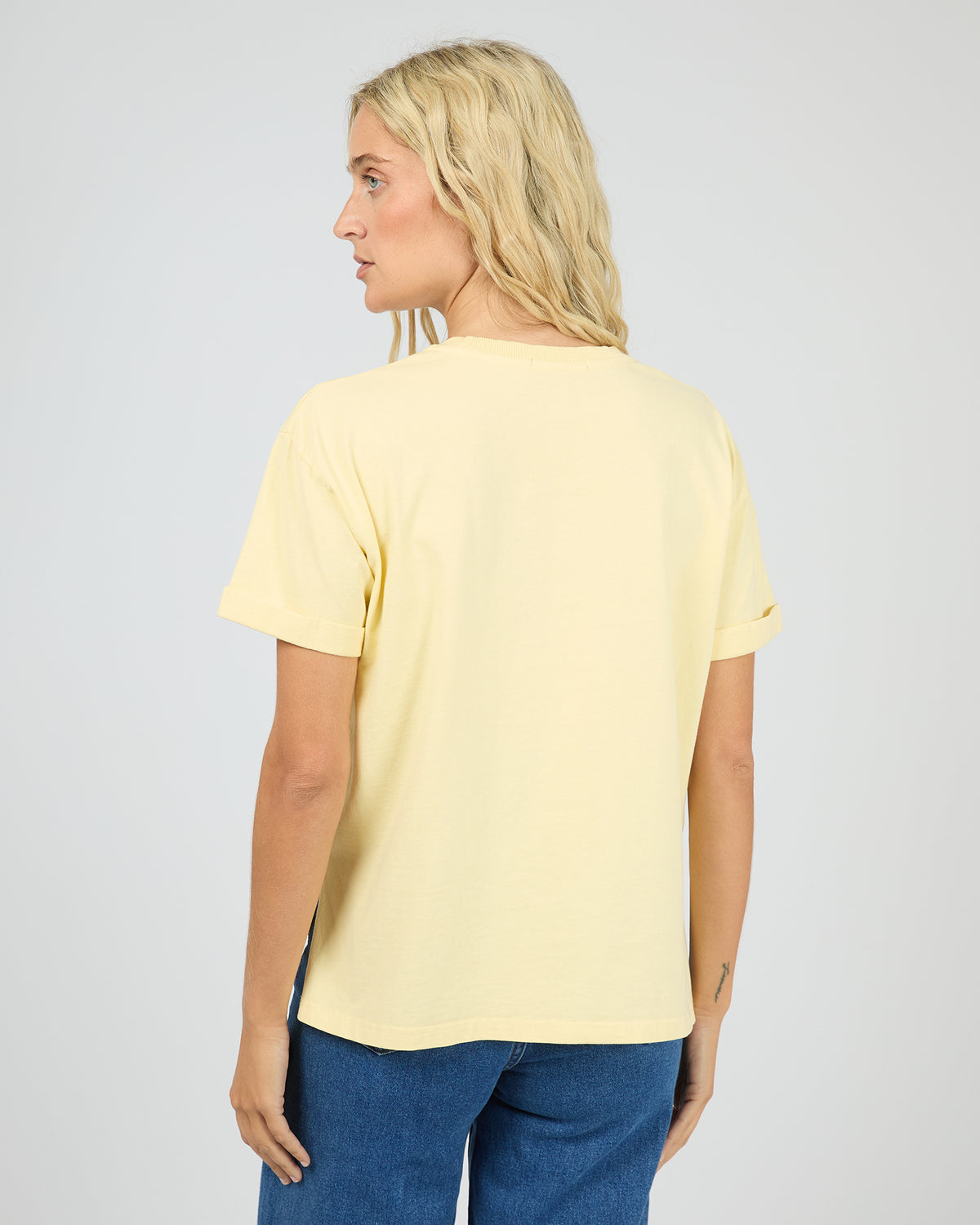 AAE WASHED TEE LEMON