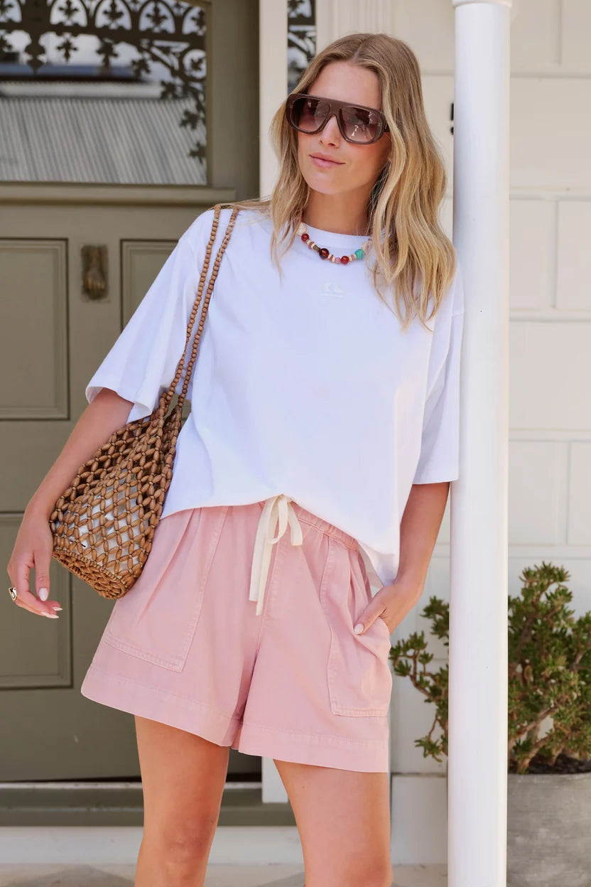 Darcy Relaxed Everyday Short - Blossom Pink