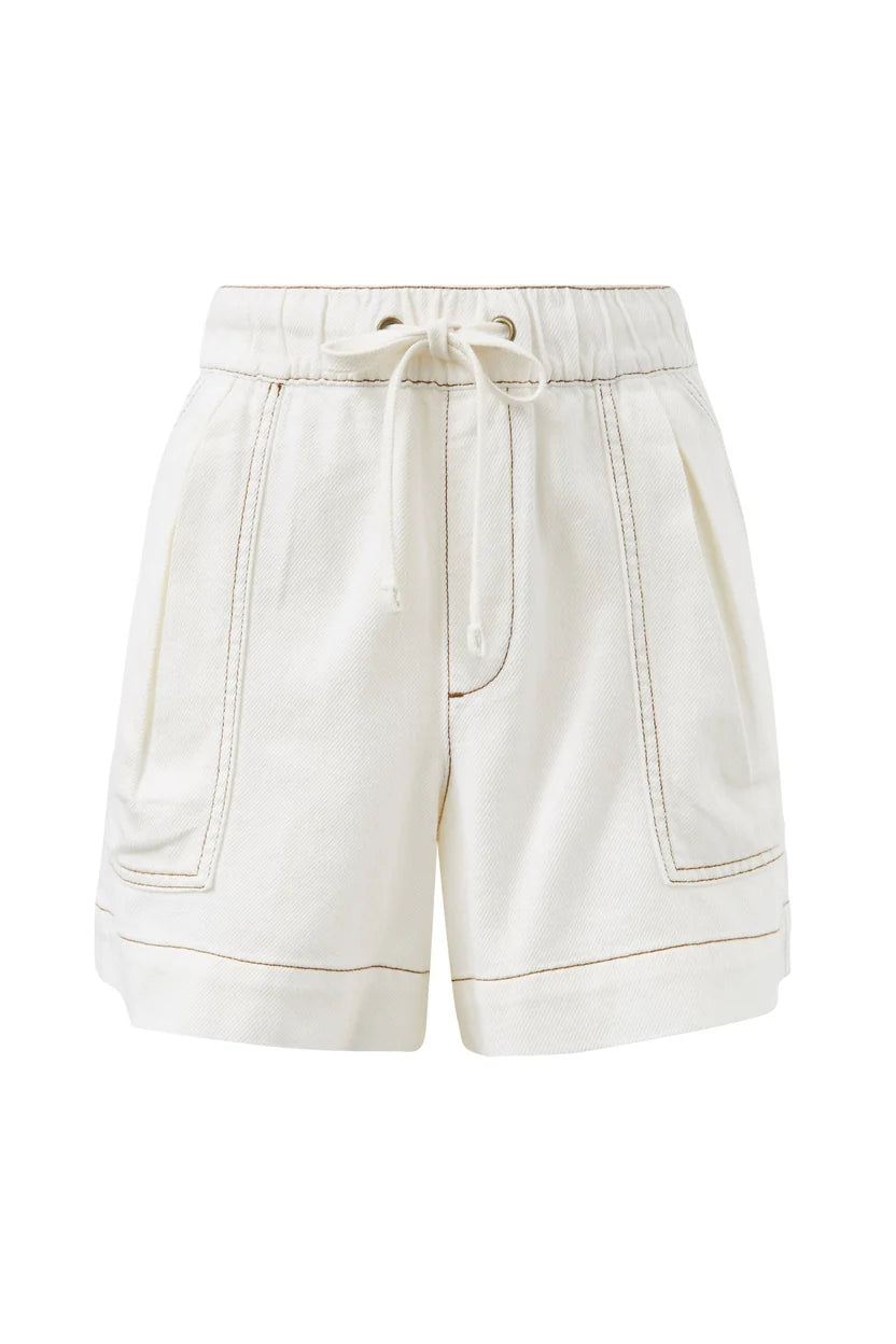 Darcy Relaxed Everyday Short - New Ecru