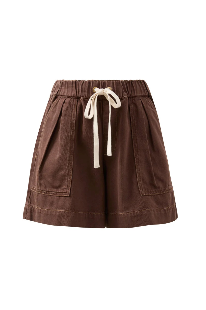 Darcy Relaxed Everyday Short - Chocolate