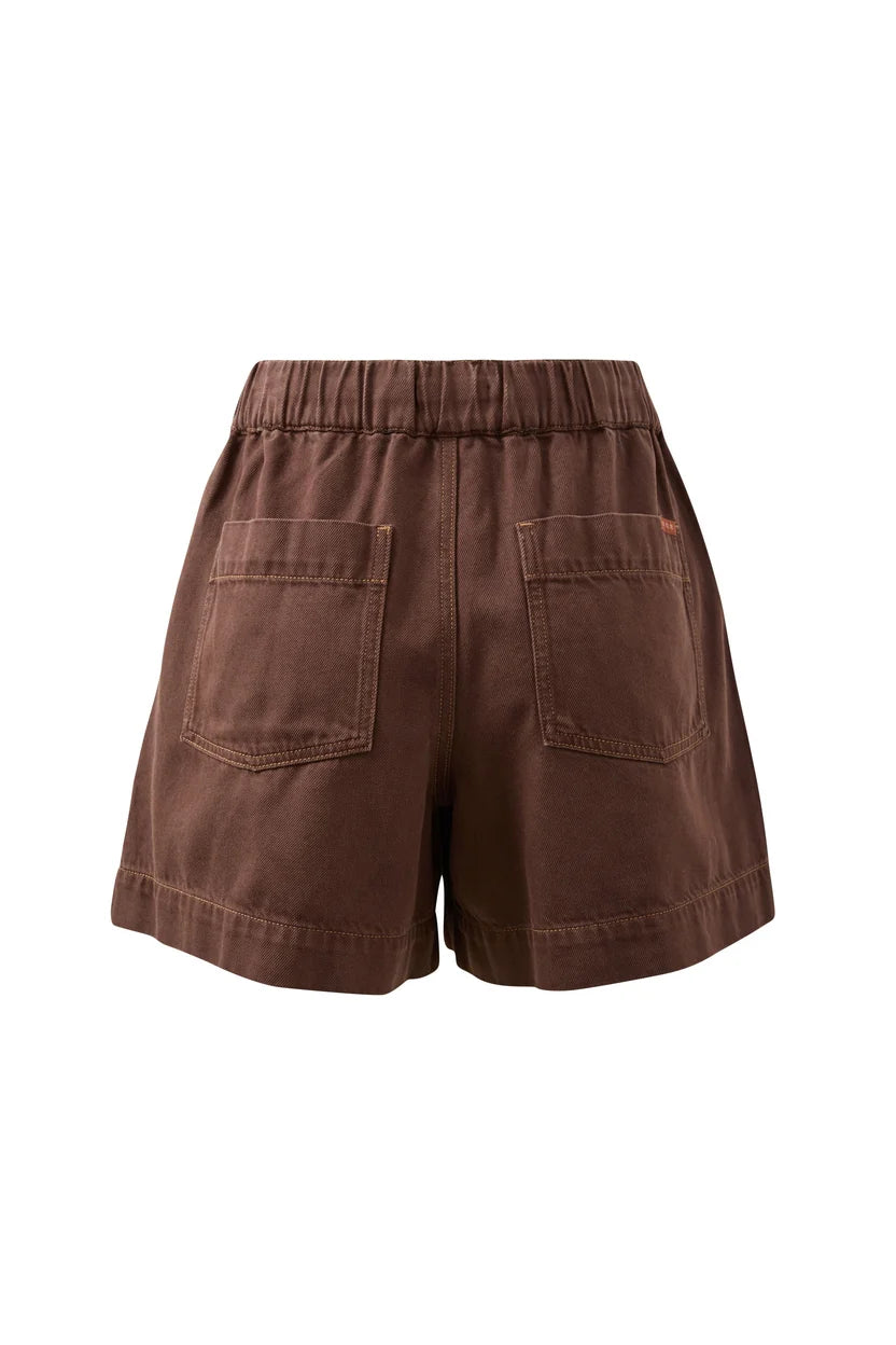 Darcy Relaxed Everyday Short - Chocolate