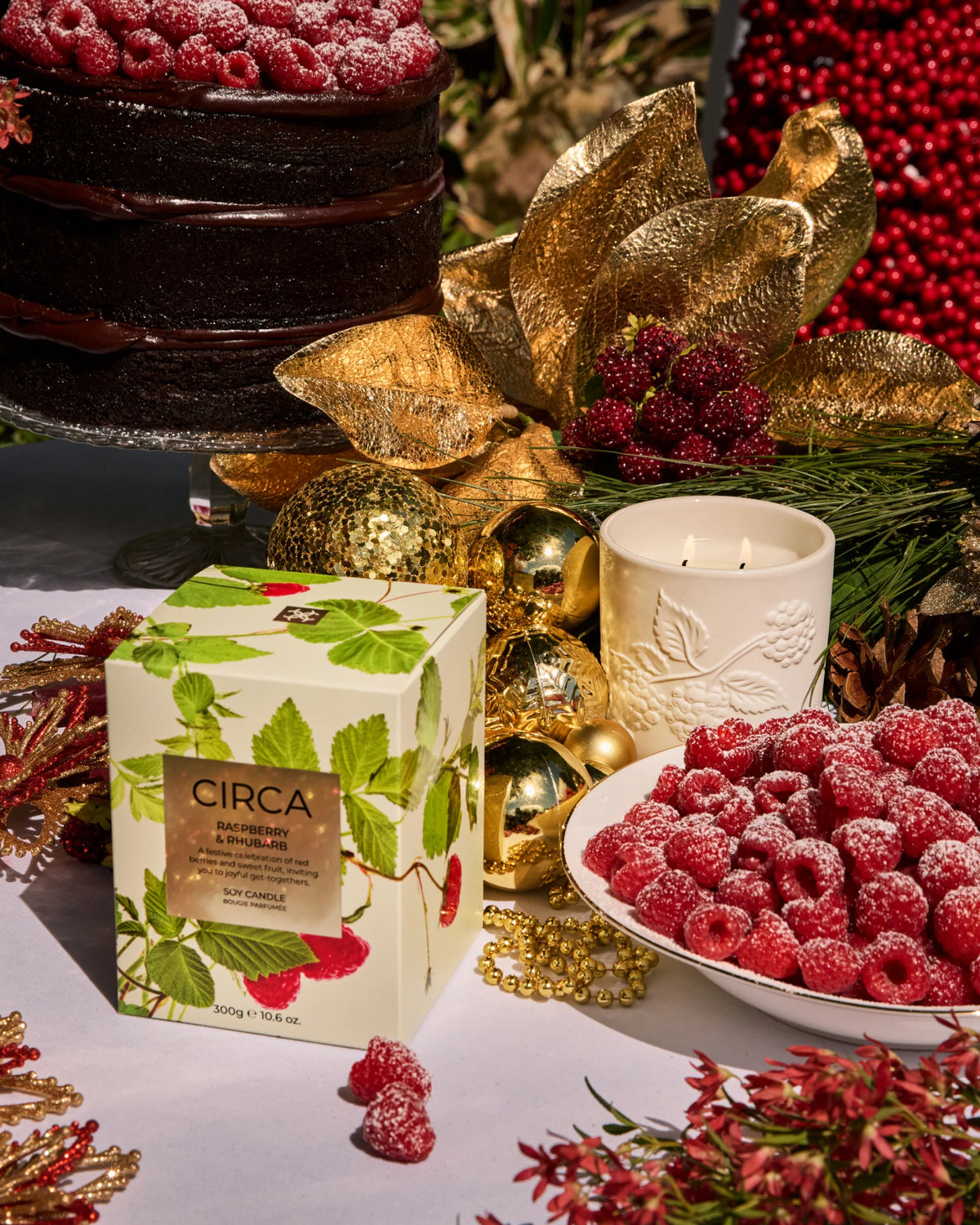 Circa - RASPBERRY & RHUBARB Soy Candle 300g