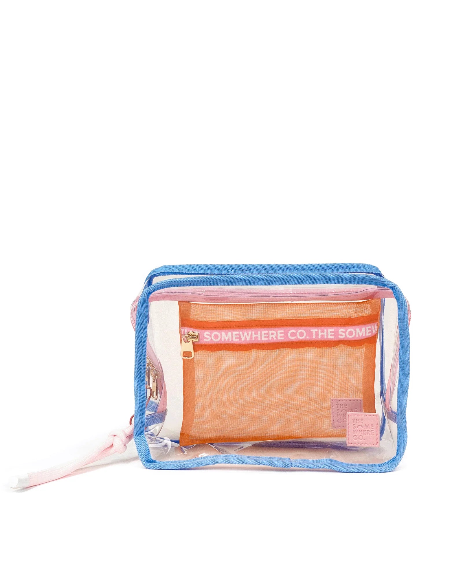 Blue & Pink Cosmetic Case