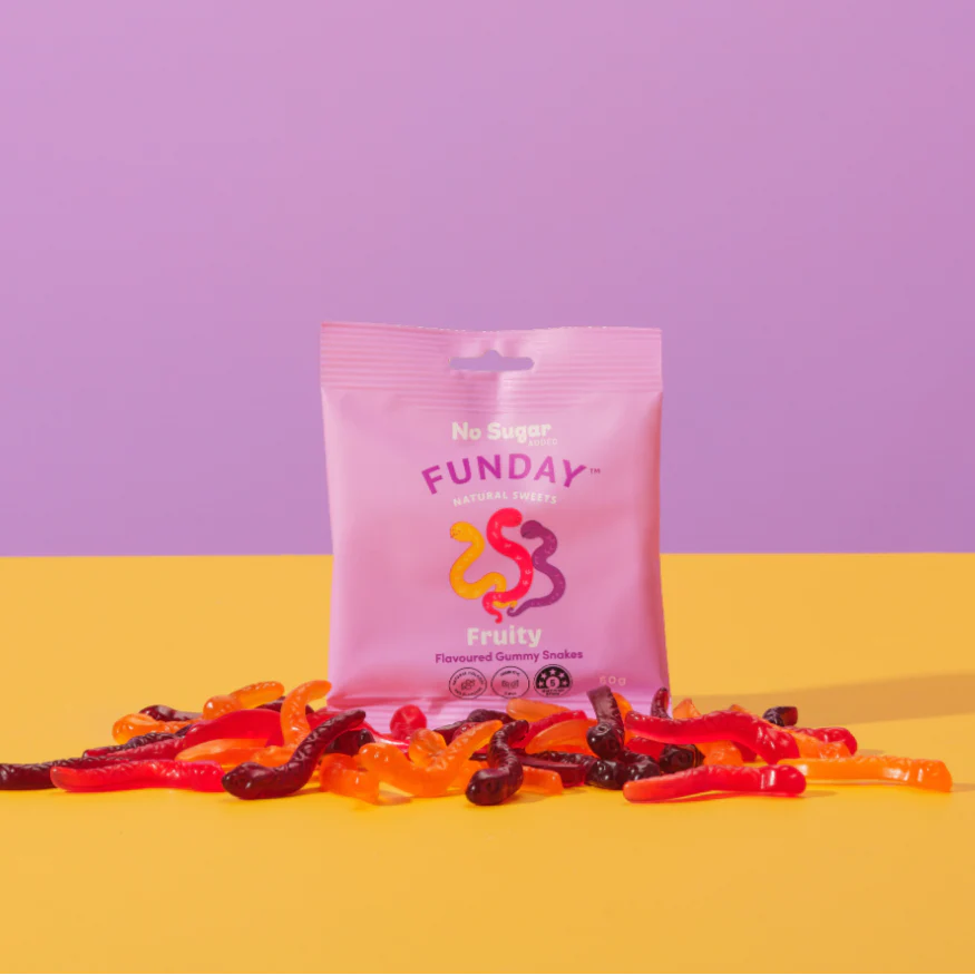 Fruity Gummy Snakes -50g