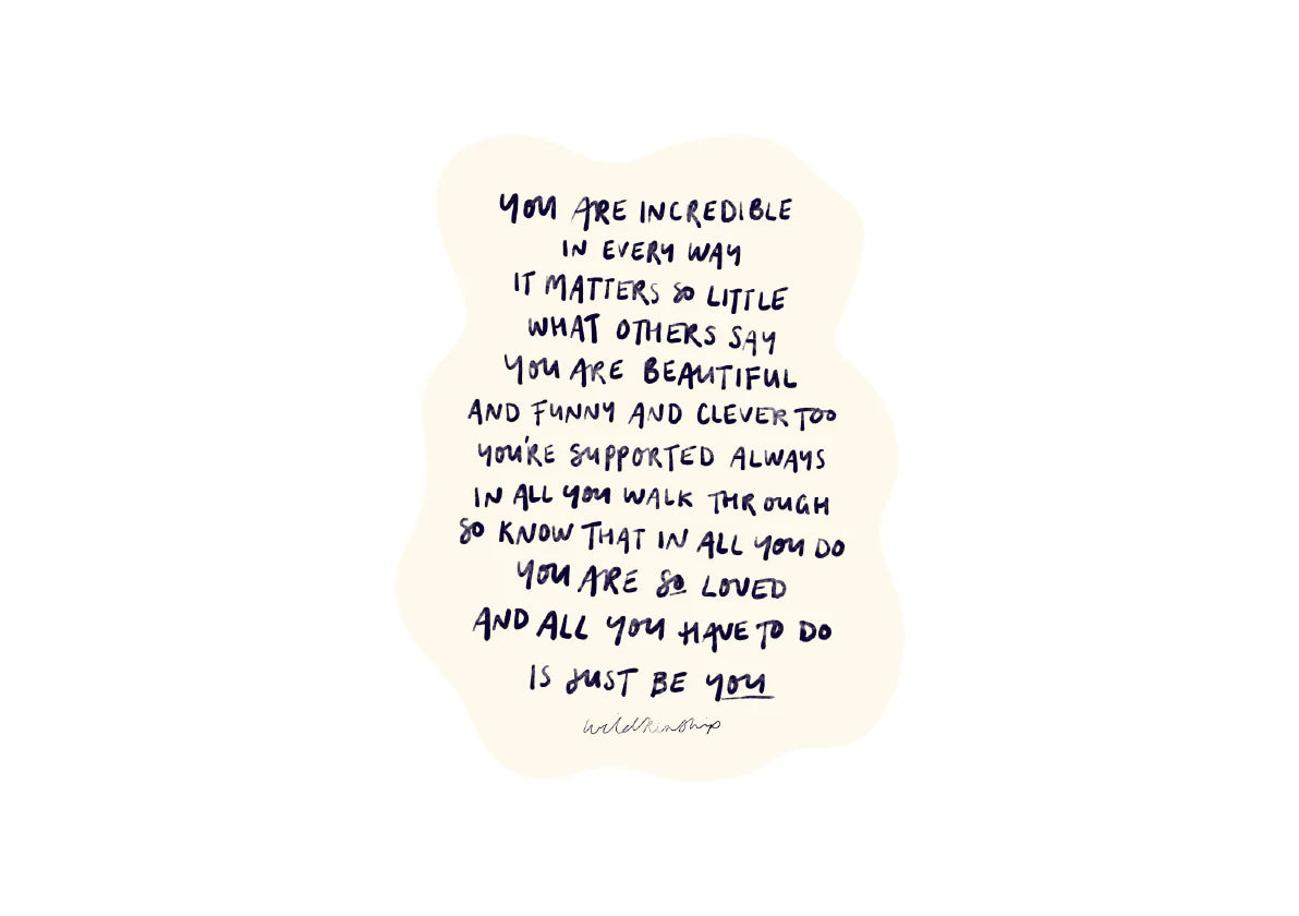 'You Are Incredible' Sticker