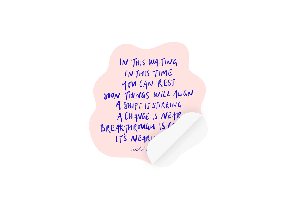 'In This Waiting' Sticker