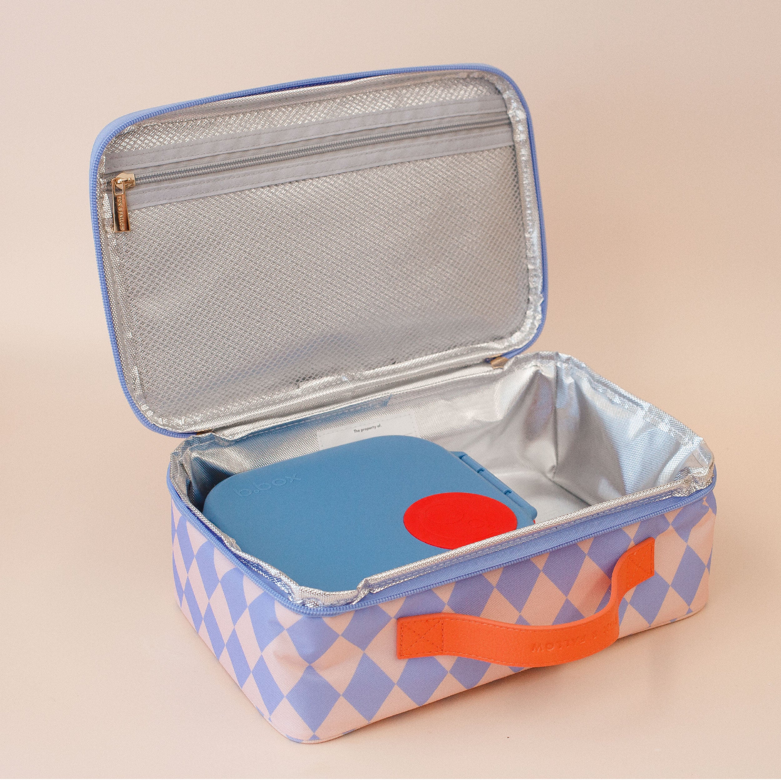 Blue Diamonds Large Lunch Bag