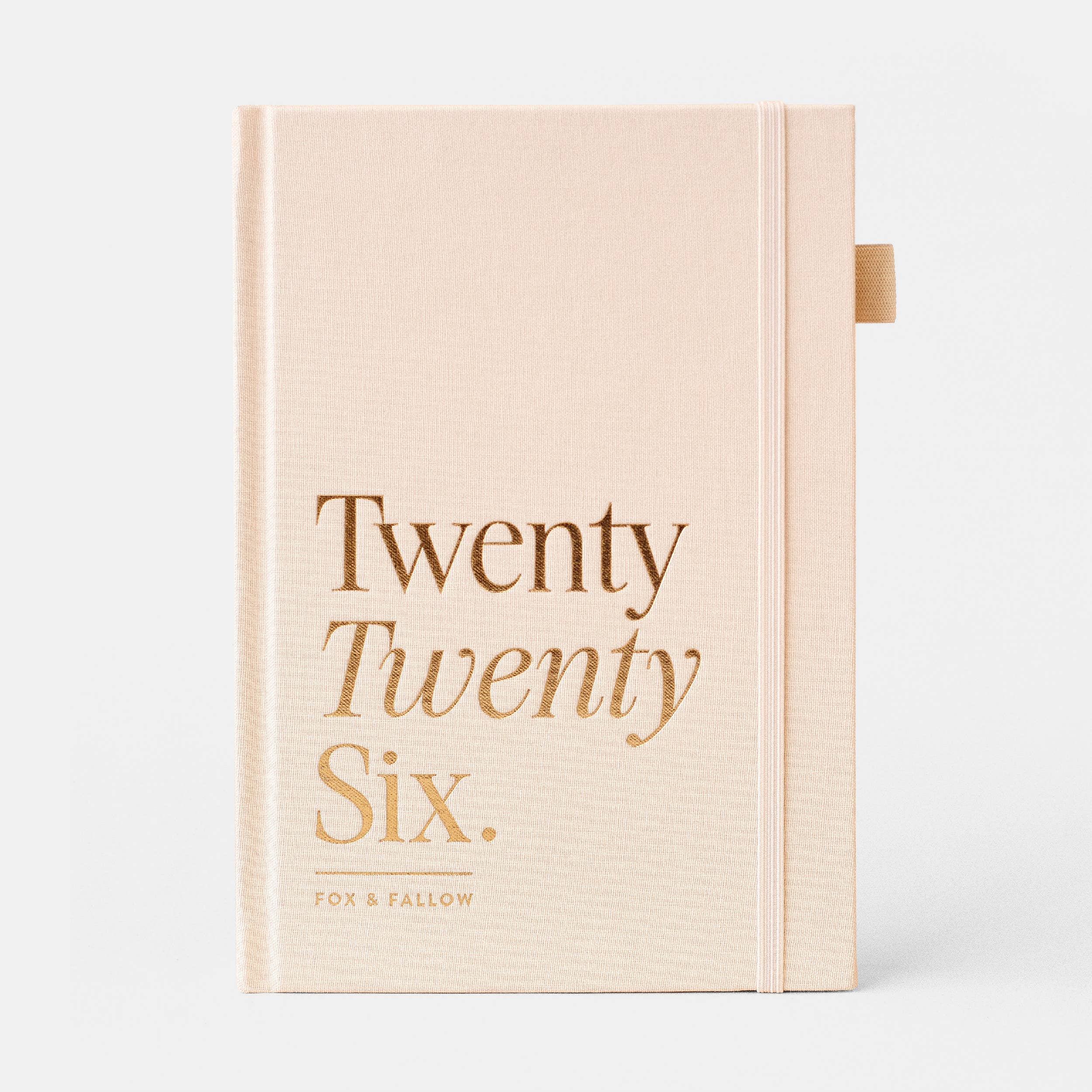 2026 Creme A5 Vertical Planner