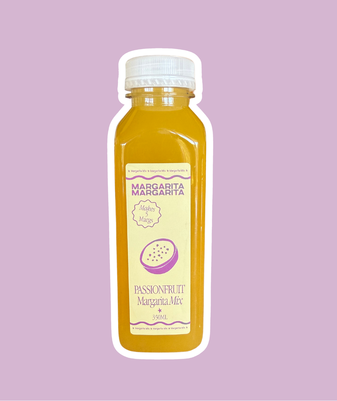 The Passionfruit Margarita Mix 1L - 15 Serves