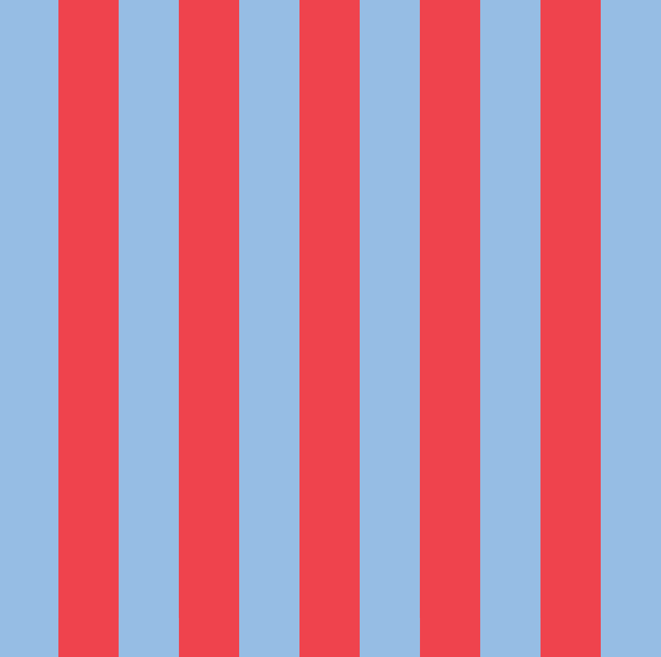 Red Blue Stripe Shopper Tote