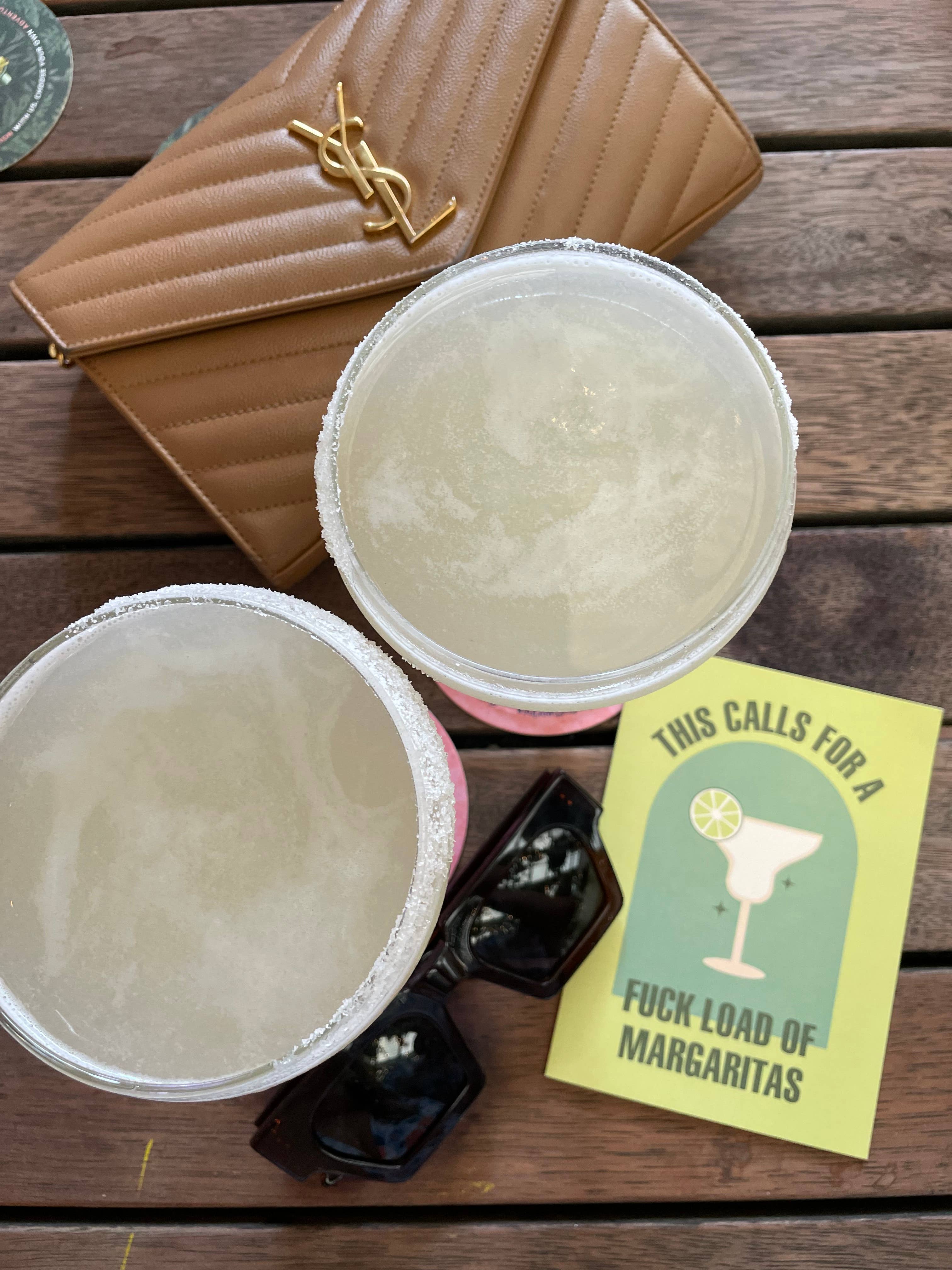Margaritas - Green Life Events & Birthday Greeting Card