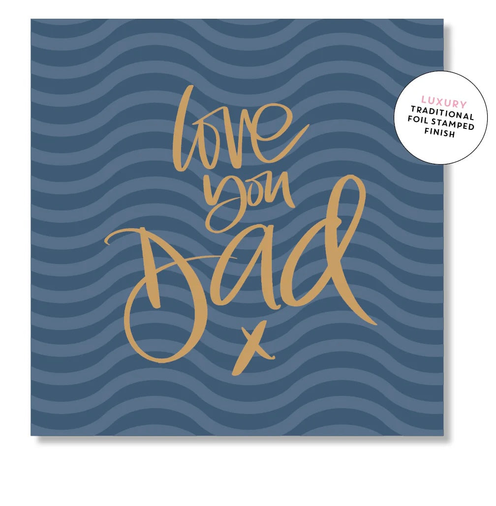 Mini card - love you dad