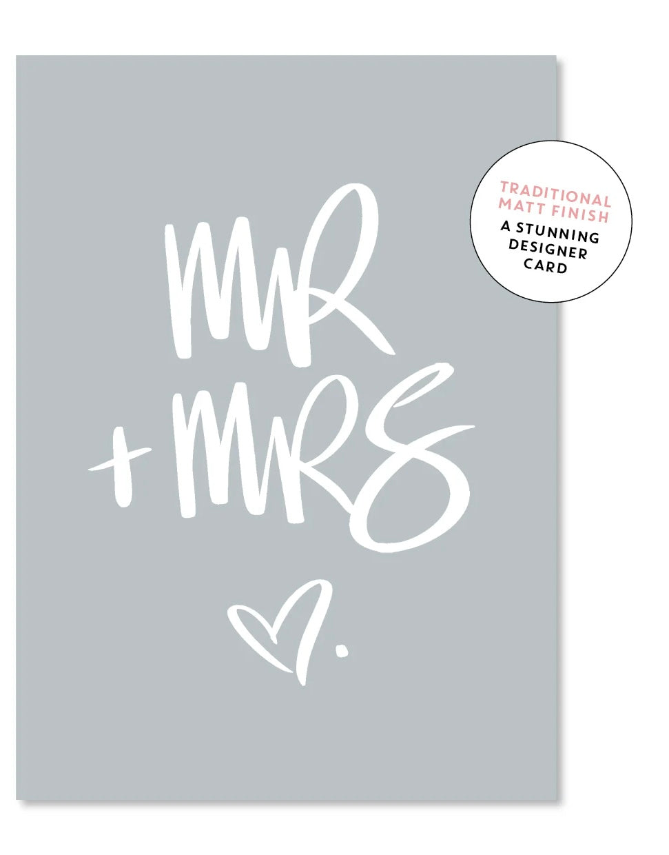 Large card - Mr & Mrs